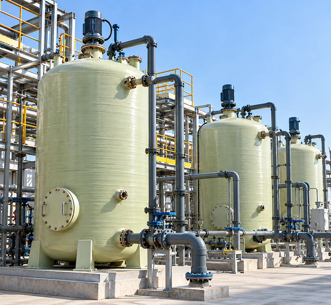 Fiberglass Processing Tank manufacturing company in the UAE
